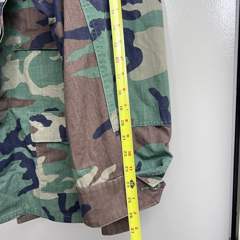 US Army Military Tactical Combat Woodland BDU Streetwear Jacket Sergeant Camo XL - Picture 8 of 13